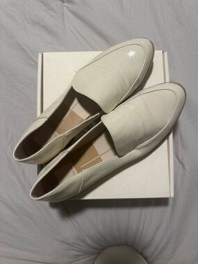 Dolce Vita Cream Patent Slip-On Loafers